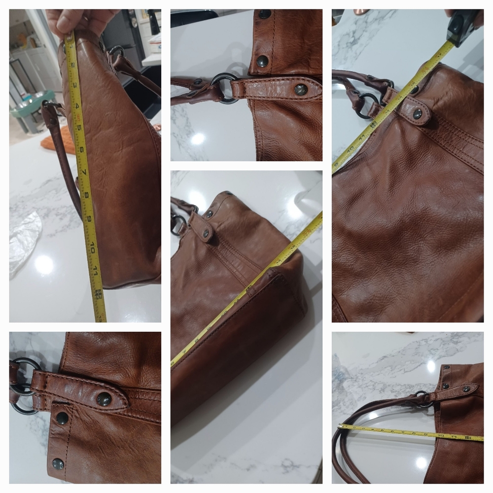 Frye Large Slouchy 15in Melissa Satchel Bag - Picture 5 of 17